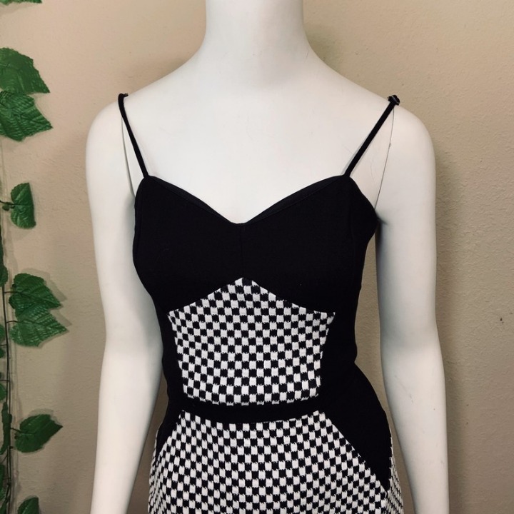 Gingham Picnic Sexy Dress Elegant high-end new trend