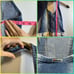 Vintage denim halter top size 38/small excellent condition made in Brazil
