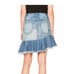 Desigual Women's Eleni Denim Skirt, Denim Patch, Size 32