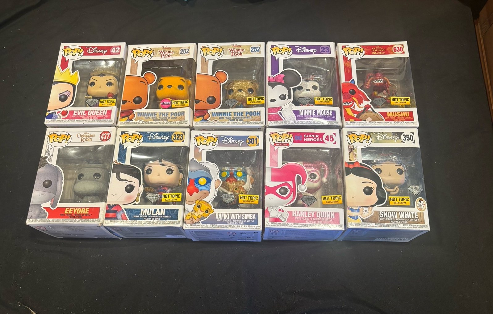 Funko pop lot diamond/flocked