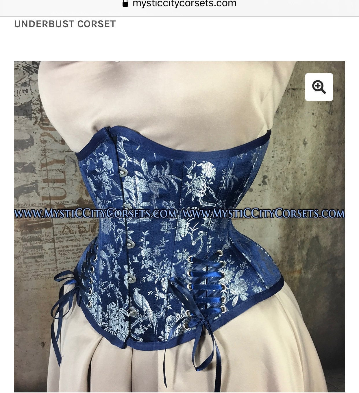 Mystic city corset NEVER WORN