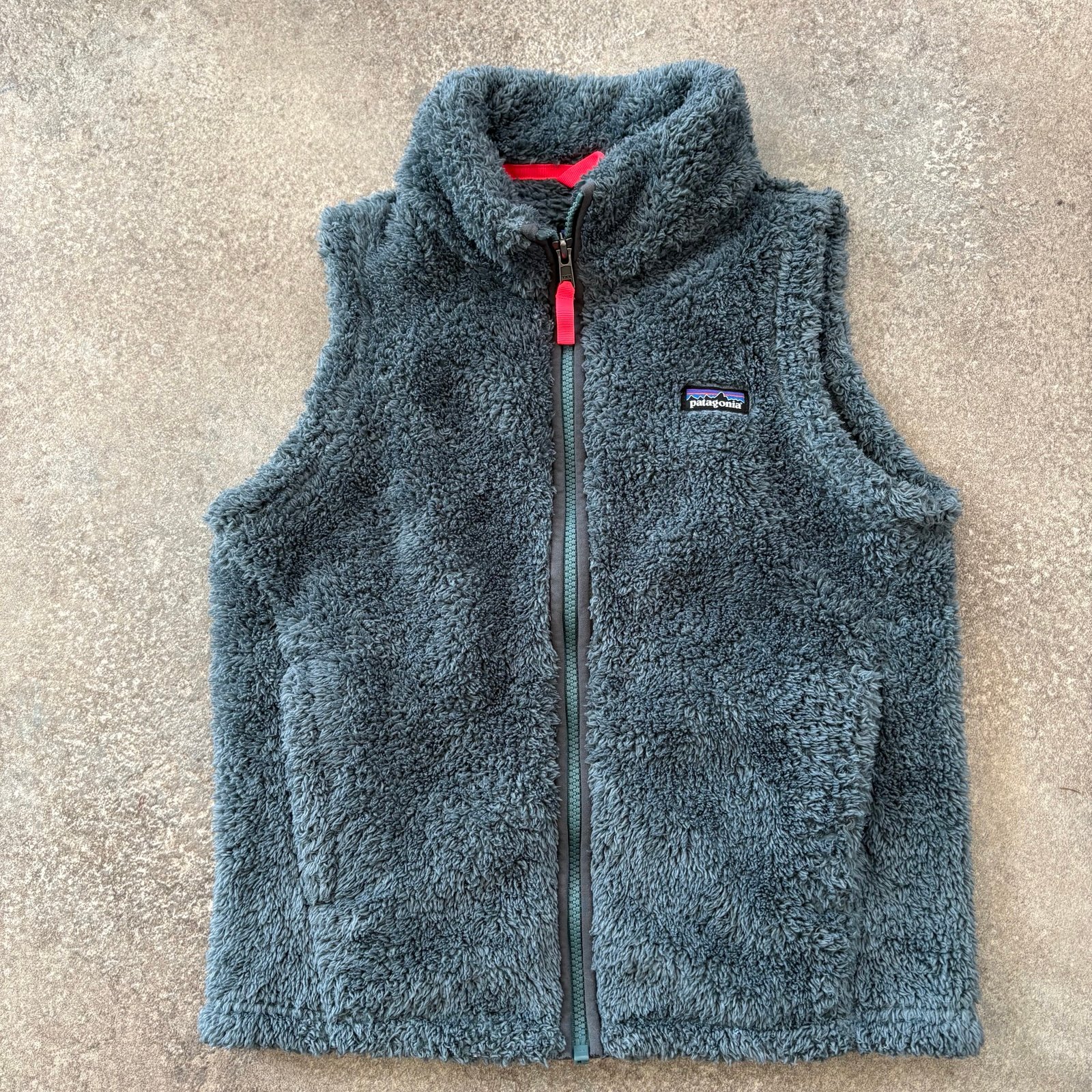 Patagonia Los Gatos Blue/Gray Fleece Vest