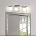 Home Decorators Vicino 3-Light Brushed Nickel Integrated LED Vanity Light Bar