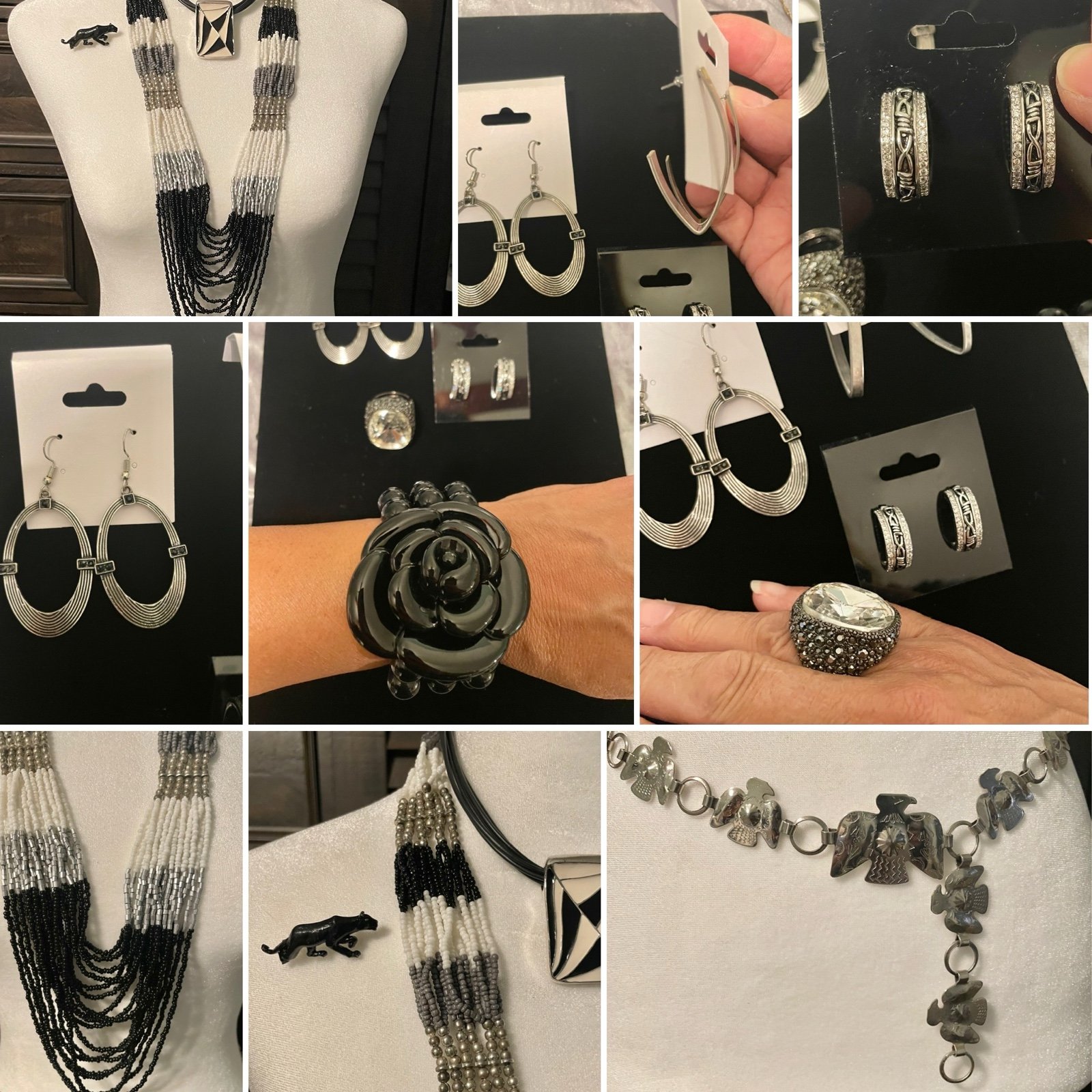 Costume Jewelry Assortment - 9 items