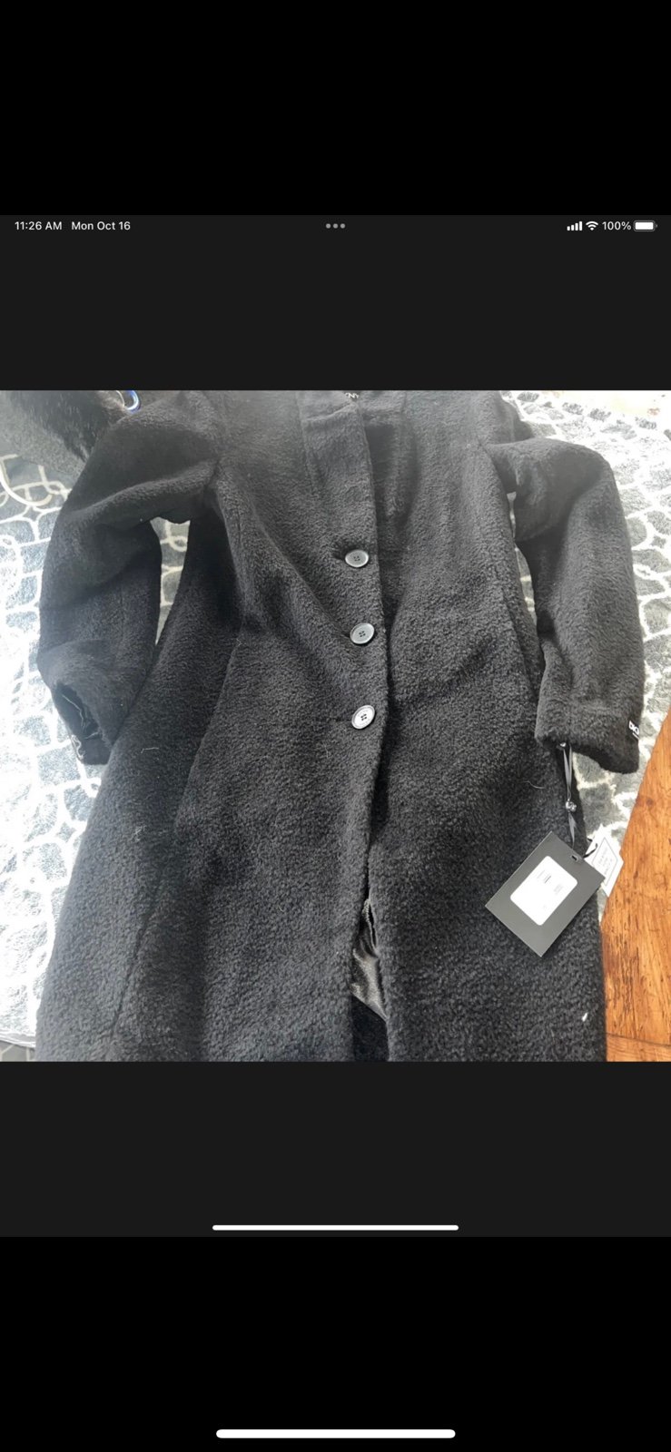 DKNY Women's Softshell Jacket - Black Size 2