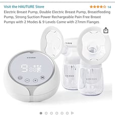 Electric breast pump