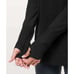 Lululemon Still At Ease Black Cashmere Knit Open Back Pullover Sweater 10 EUC