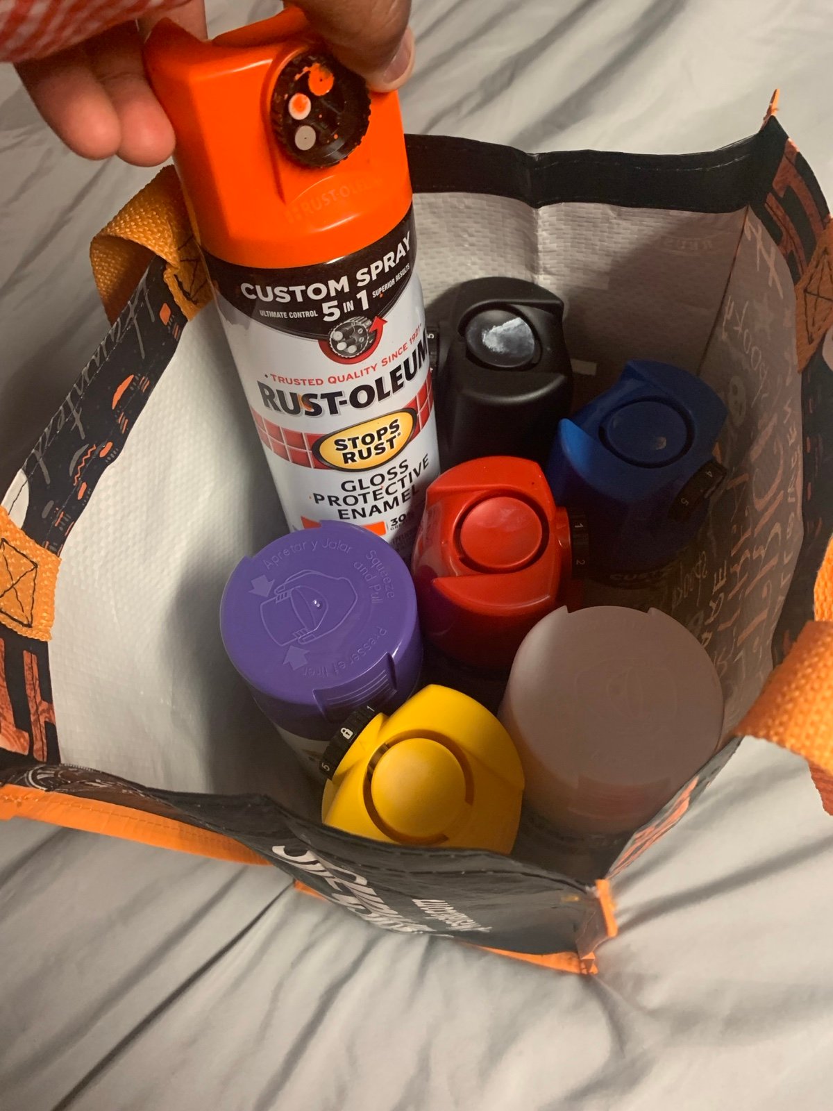 Spray cans