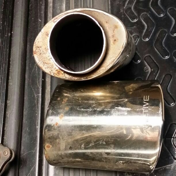 Two Exhaust tips