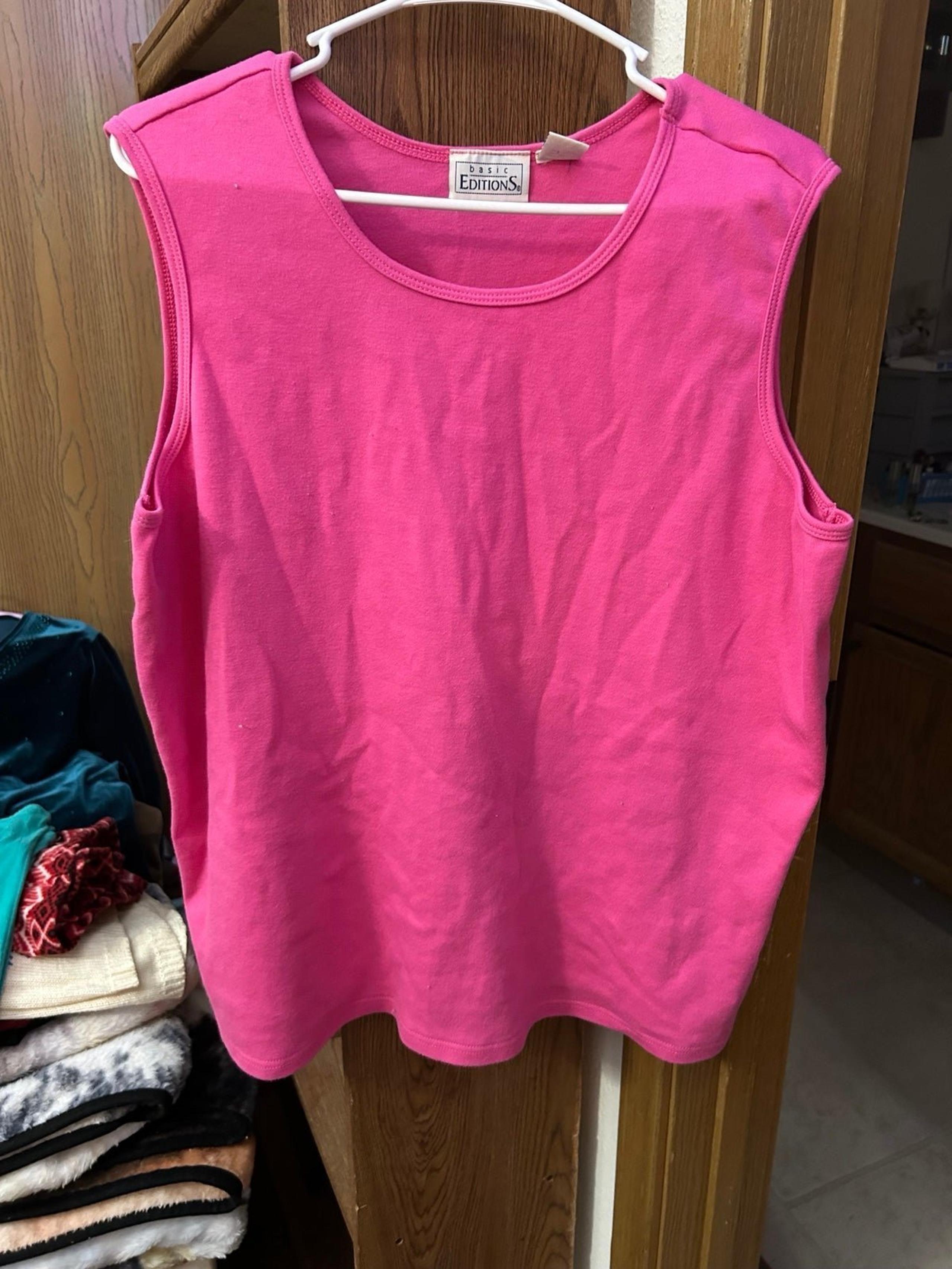 Women’s Basic Editions Pink tank top