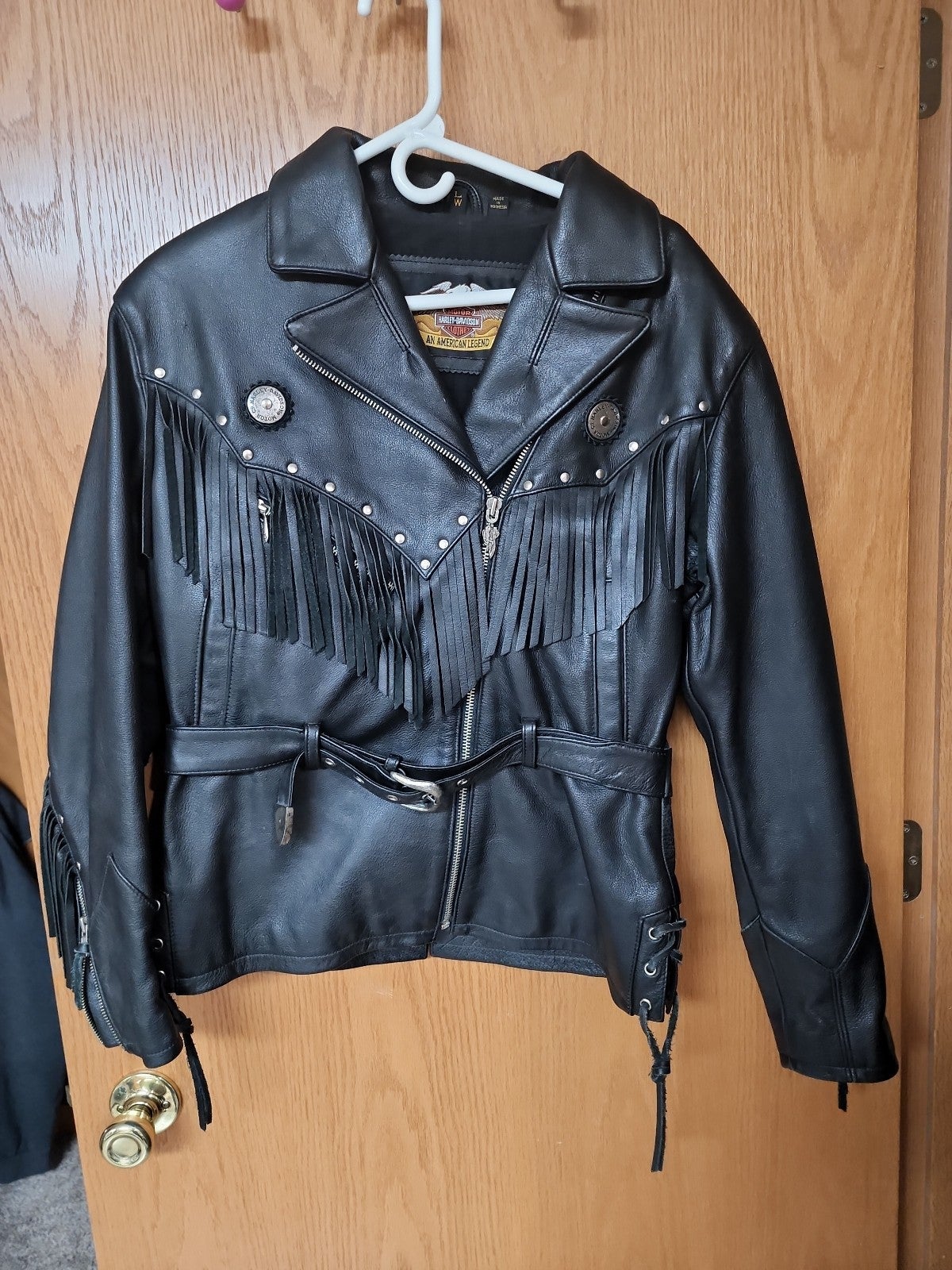 women's Harley Davidson jacket large number 1091