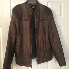 Mens Genuine Leather Jacket, S
