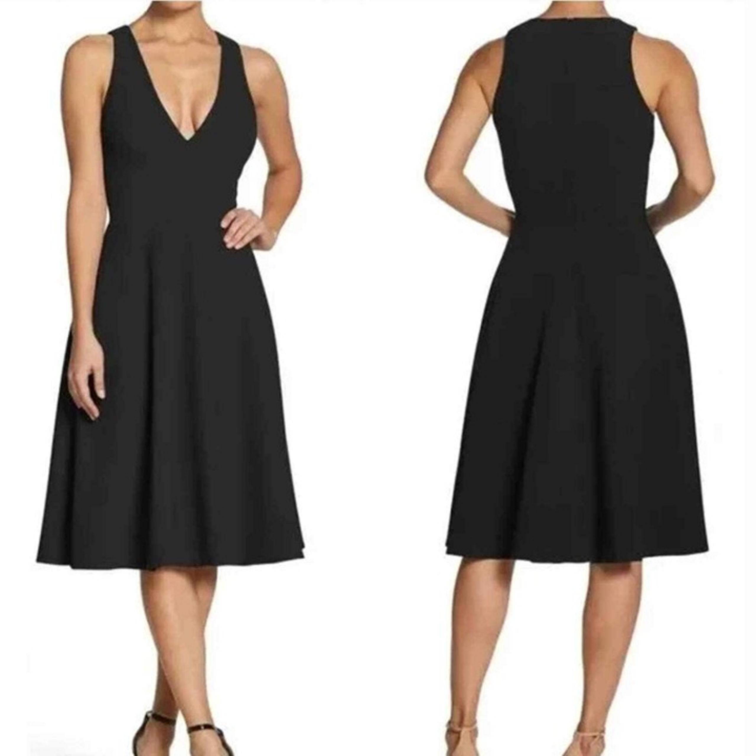 Dress The Population Black Catalina Night Out Fit & Flare Cocktail Dress Size S