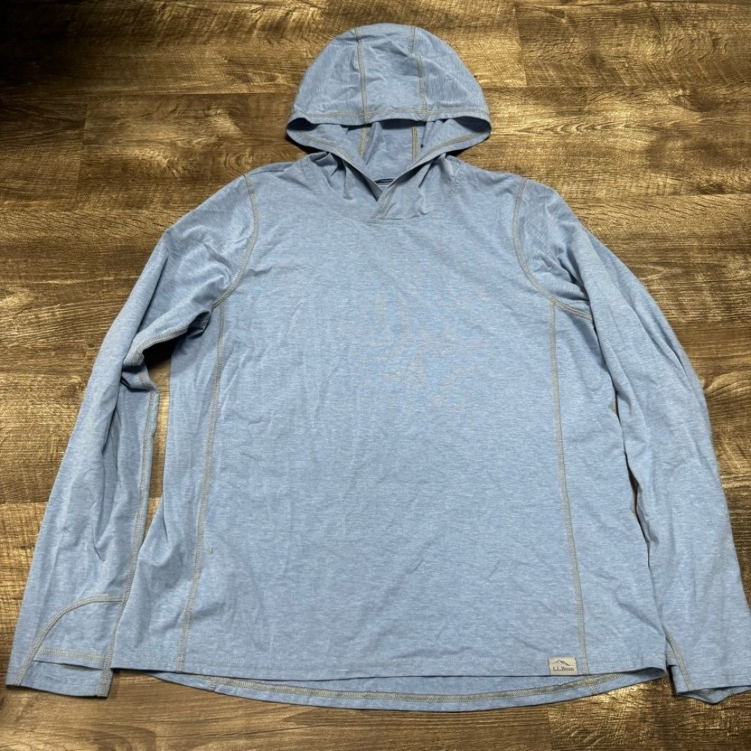 LL Bean Insect Shield Repellent Apparel Hoodie Size Large
