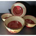 VTG Anchor Hocking Set of 4 Snack Bowls Rafia. MCM