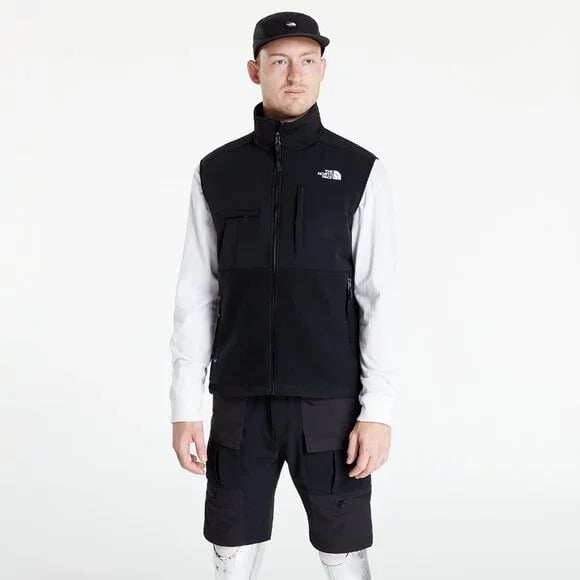 The North Face Men's Black Sleeveless Winter Denali Vest Size Large