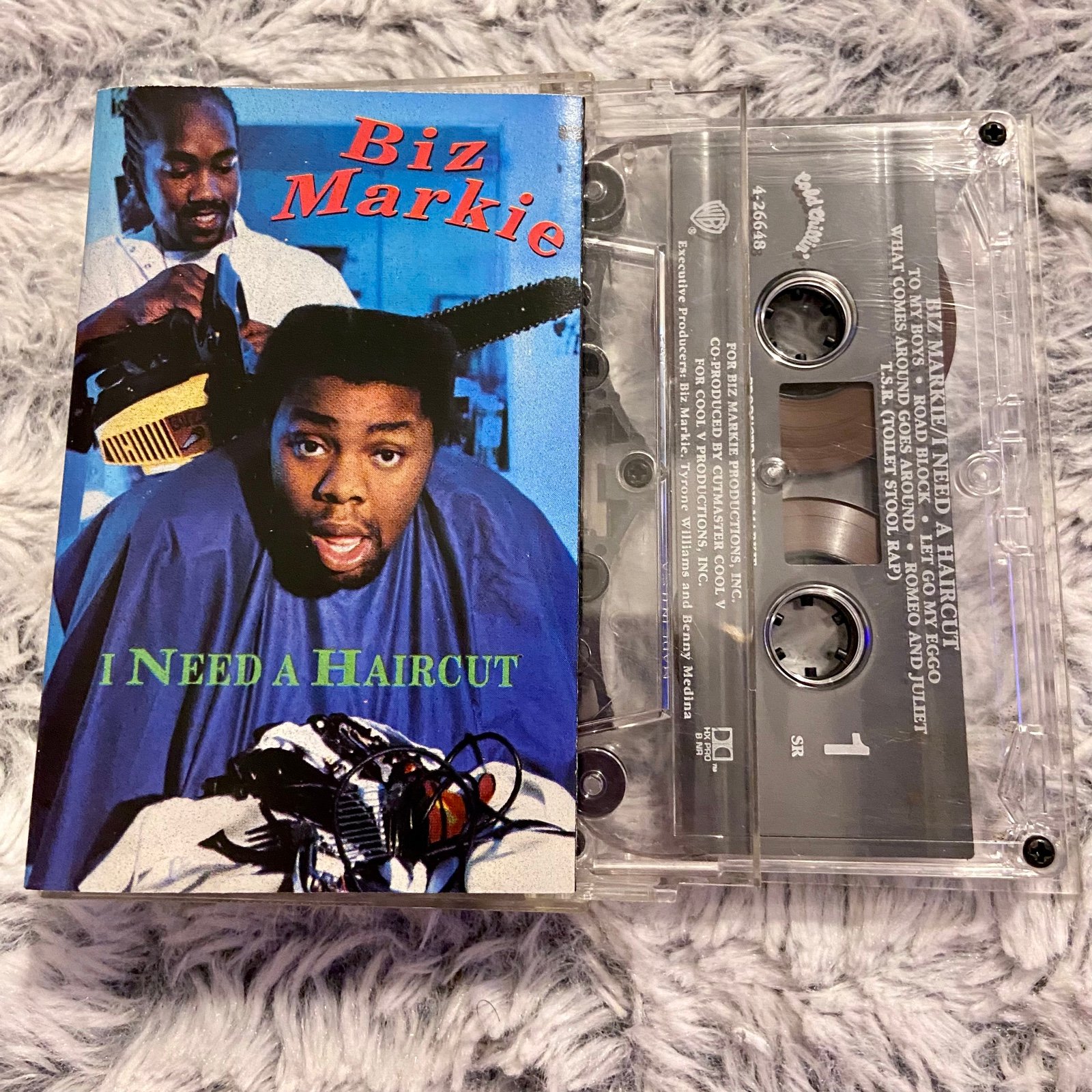 Biz Markie I Need A Haircut RARE VINTAGE Cassette Tape