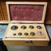 Antique Vintage Henry Troemner apothecary pharmacist Balance Scales with Weights