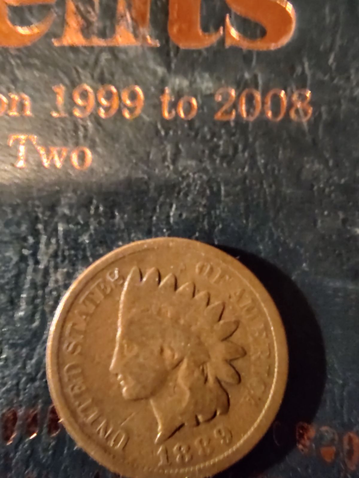 1889 Indian head penny