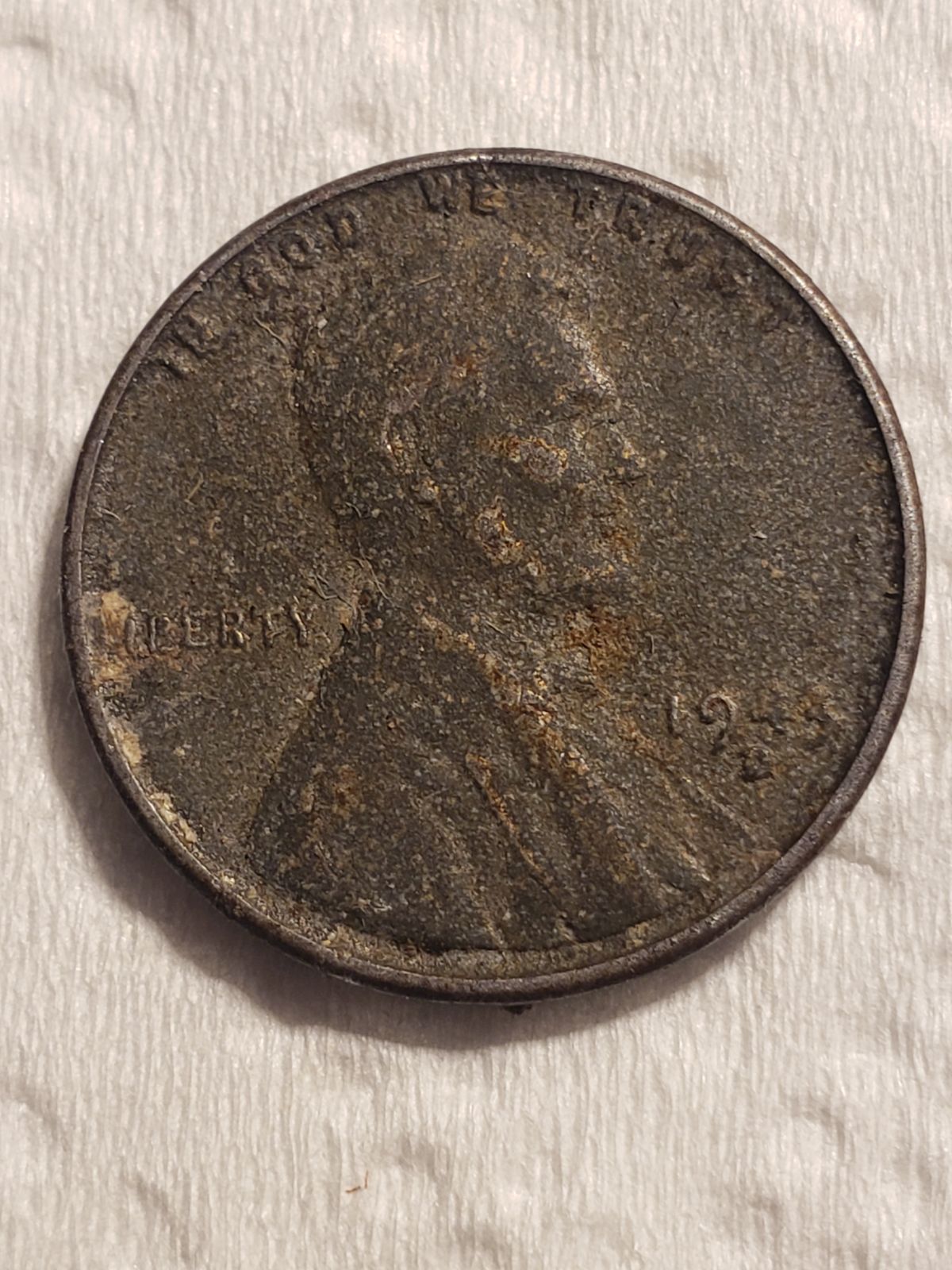 1943 d steel one cent penny