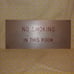 Vintage Metal No Smoking in This Room Sign Wall Hanging