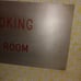 Vintage Metal No Smoking in This Room Sign Wall Hanging