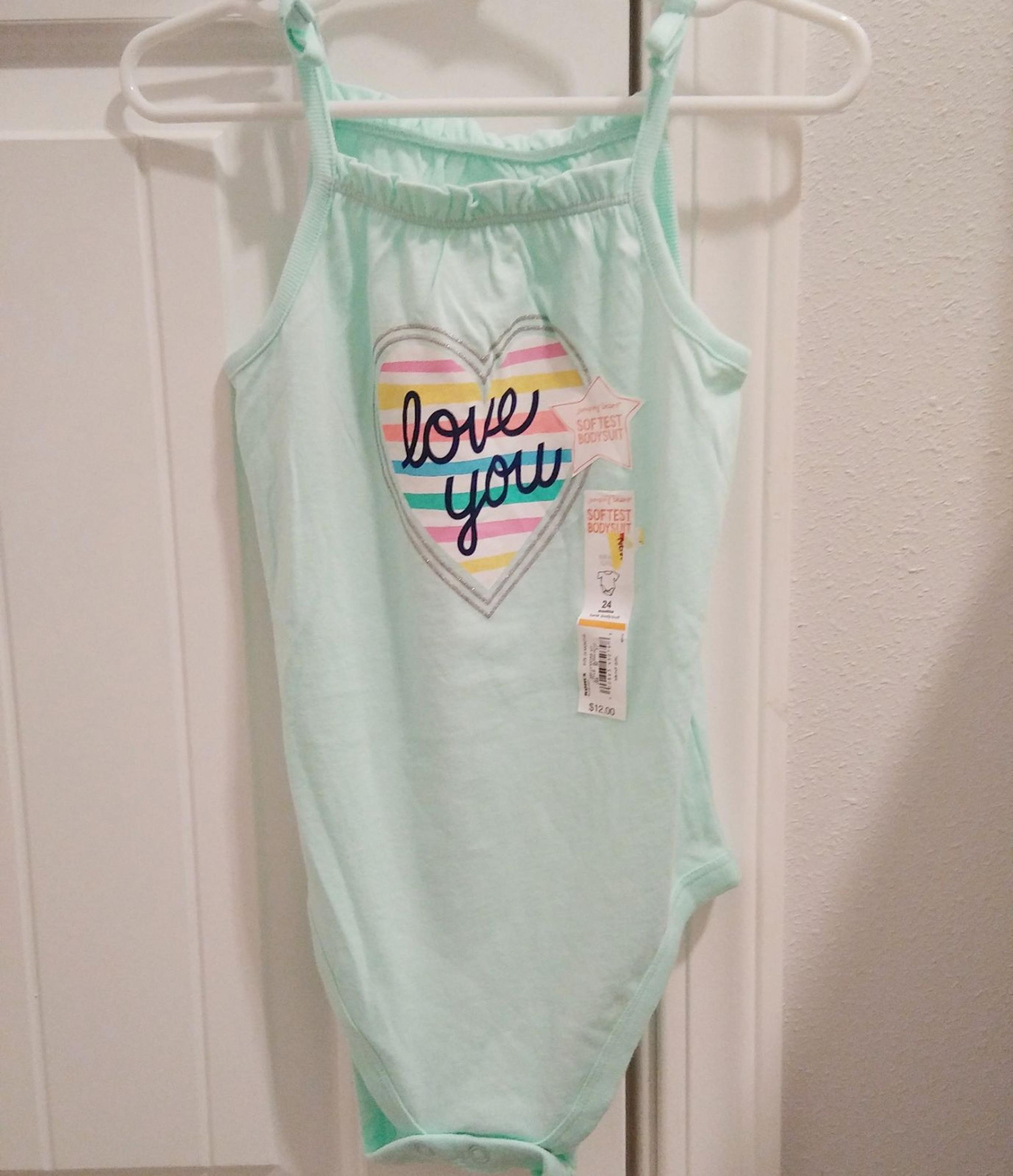 Toddler girl mint bodysuit size 24 month