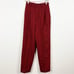 Vintage 80's L.L. Bean Red Houndstooth Buffalo Check Wool Trousers Size 8