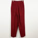Vintage 80's L.L. Bean Red Houndstooth Buffalo Check Wool Trousers Size 8