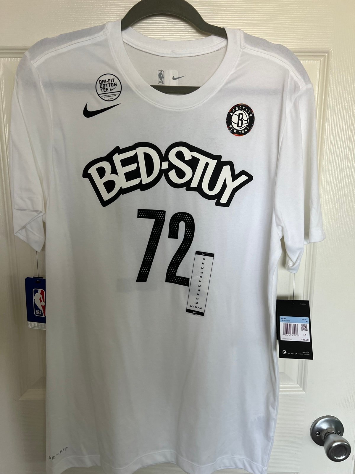 Nike Bed-Stuy Brooklyn Nets Biggie Shirt Medium