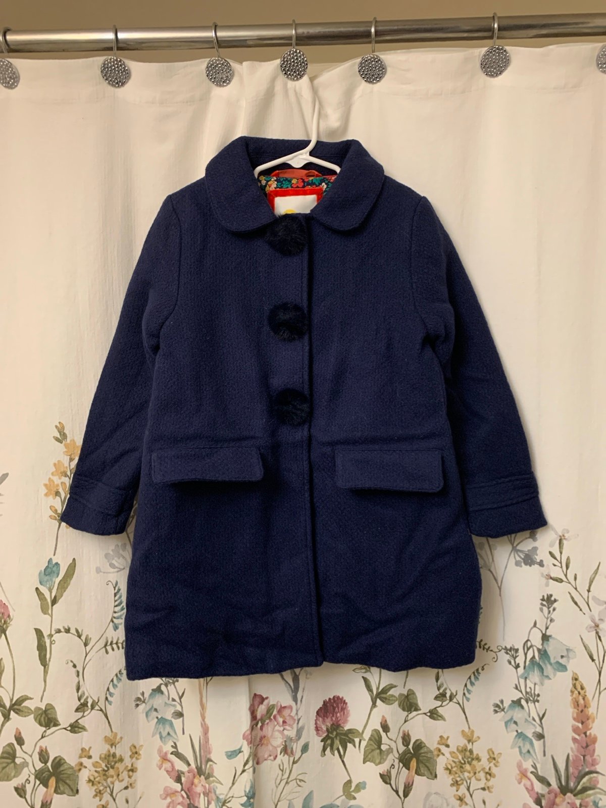mini boden wool coat