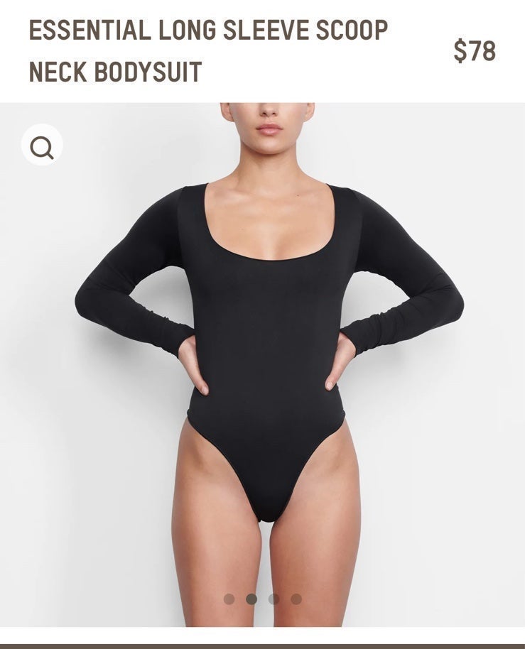 free shipping worldwide SKIMS bodysuit neck scoop Women free shipping worldwide SKIMS bodysuit neck scoop Women