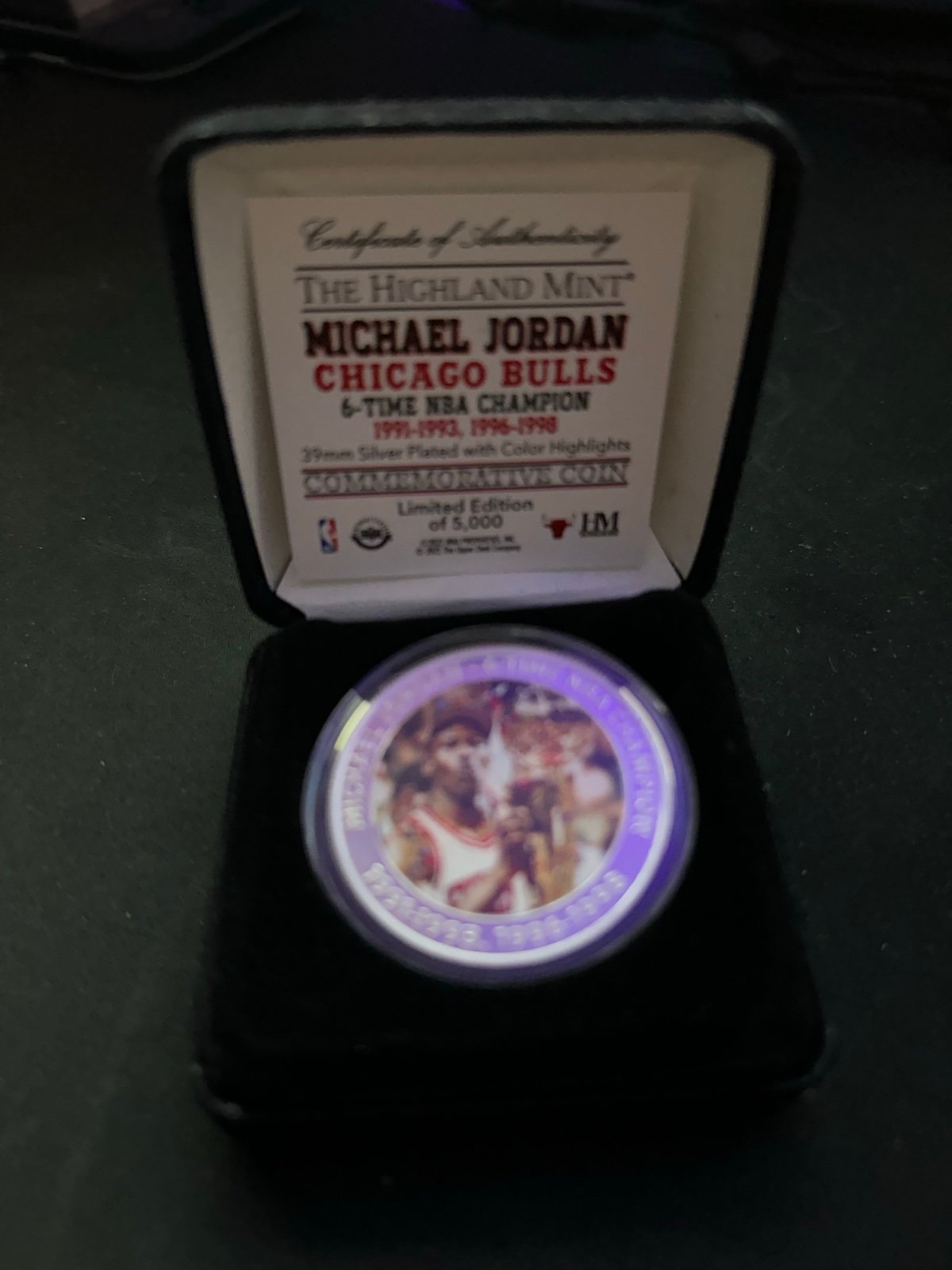 Michael Jordan commemorative coin