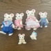Epoch Sylvanian Families Calico Critters Hawthorn White Mouse Family
