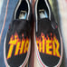 Vans THRASHER Slip-On Black/Red Deadstock USA