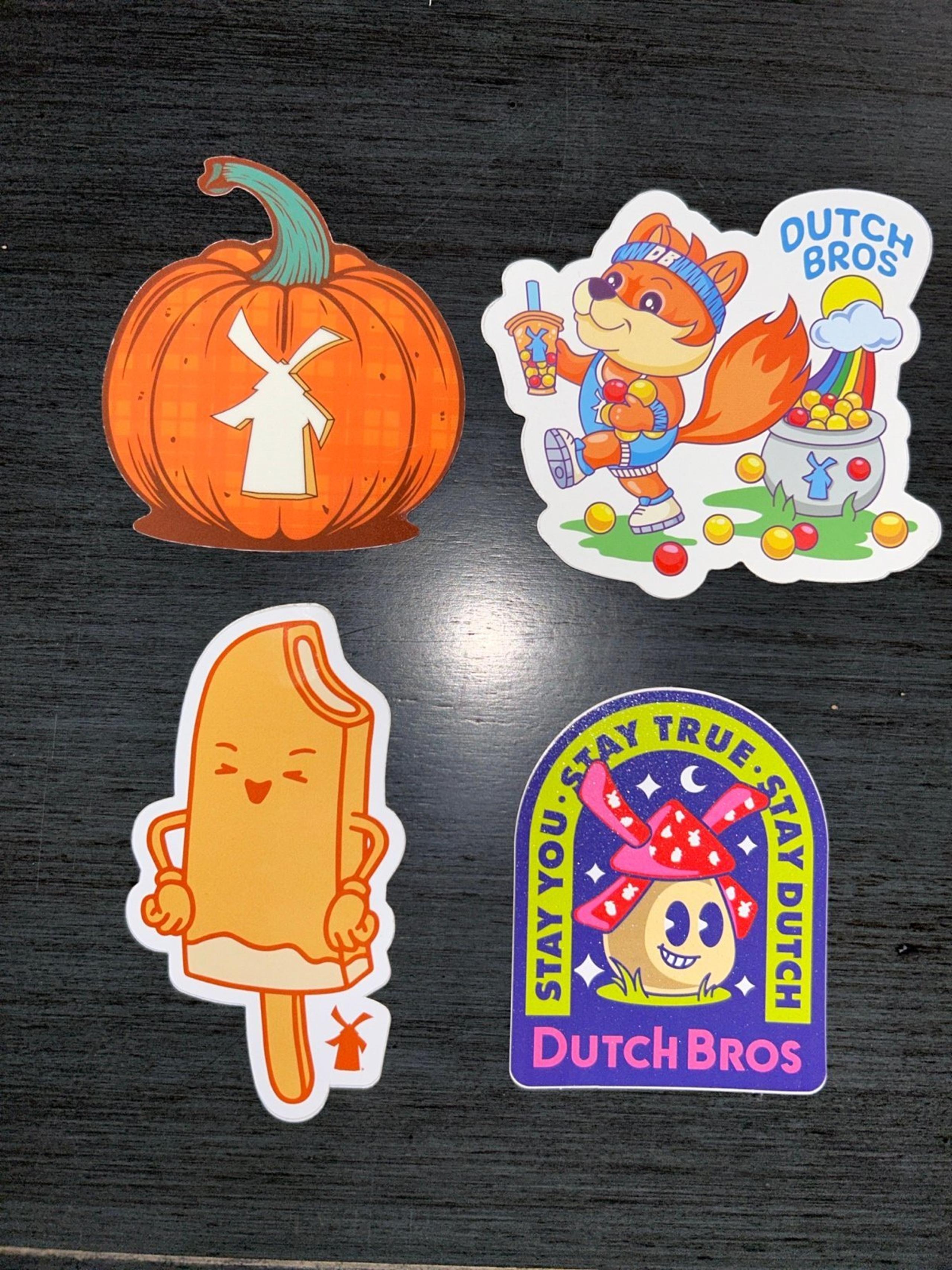 dutch bros Stickers