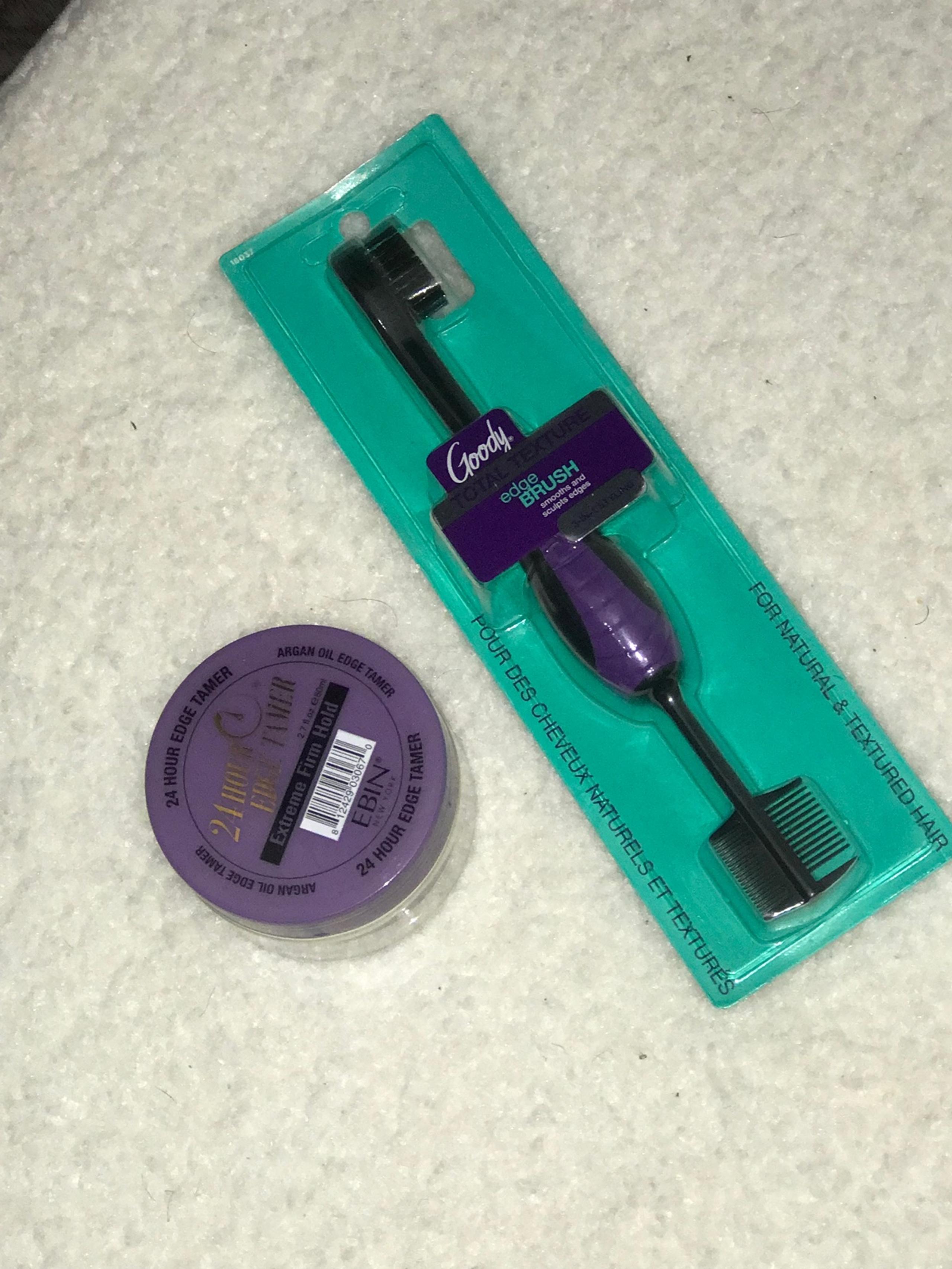 Edge control and 3-in-1 edge styling brush bundle