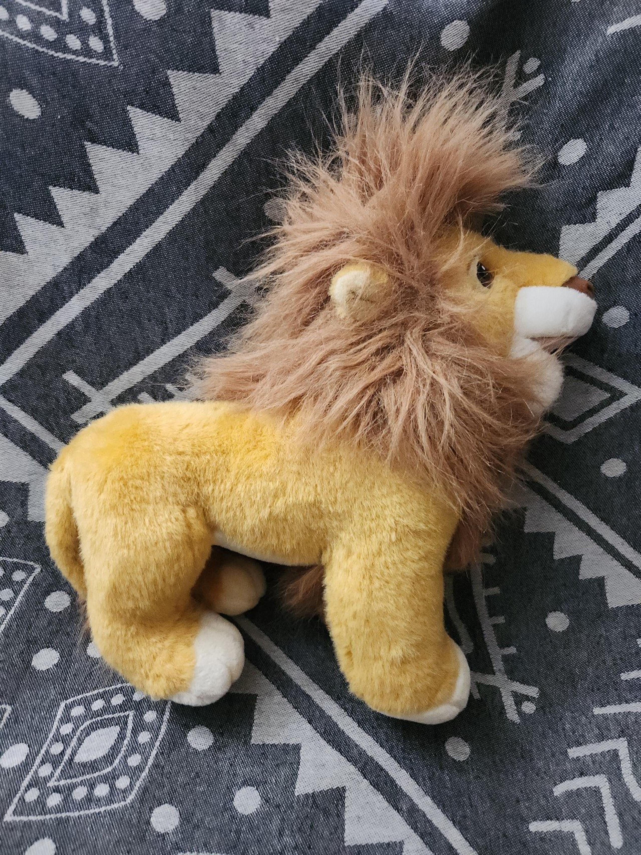 Vintage 1993 The Lion King Mufasa Plush Mattel Disney 14" Huge Stuffed Animal
