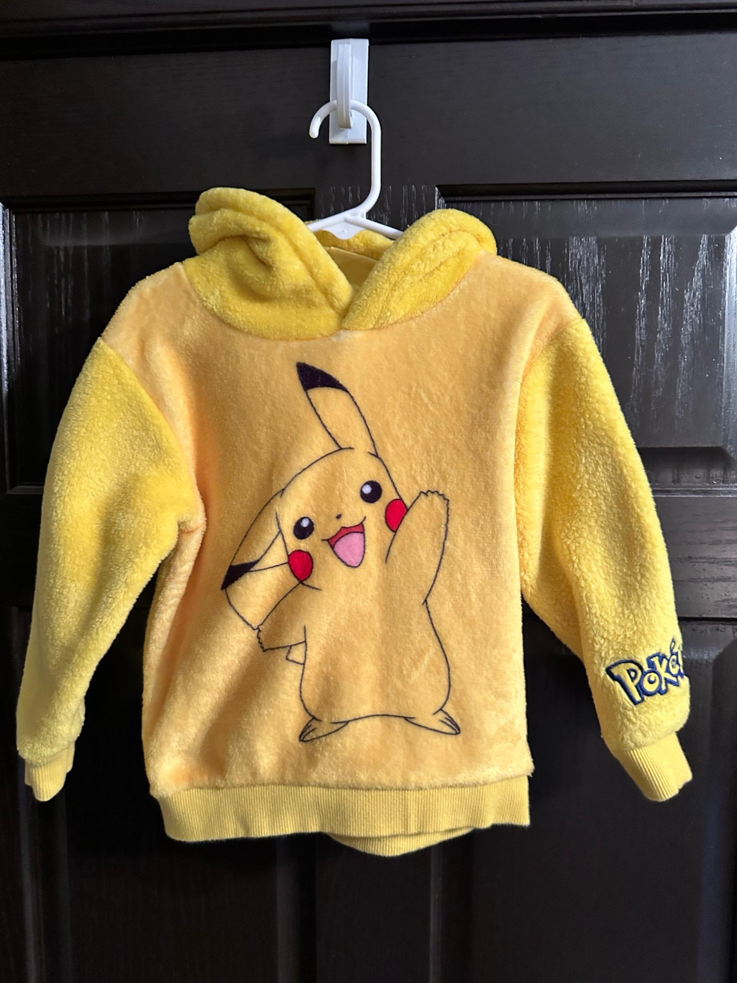 Pokemon Pikachu Hoodie size 3-4 for Toddlers