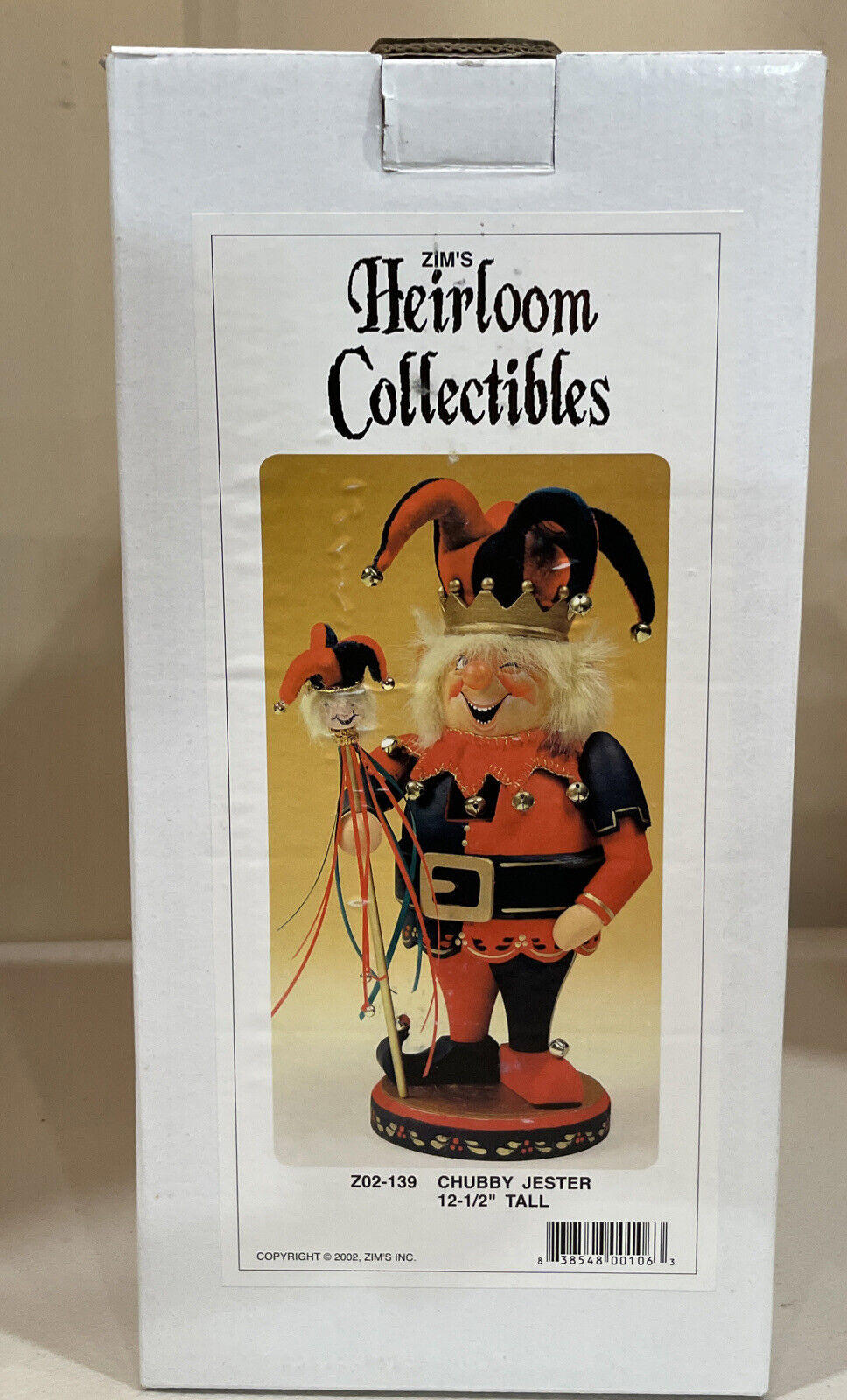 Vintage RARE Zims Heirloom Collectibles Chubby Jester New In Box
