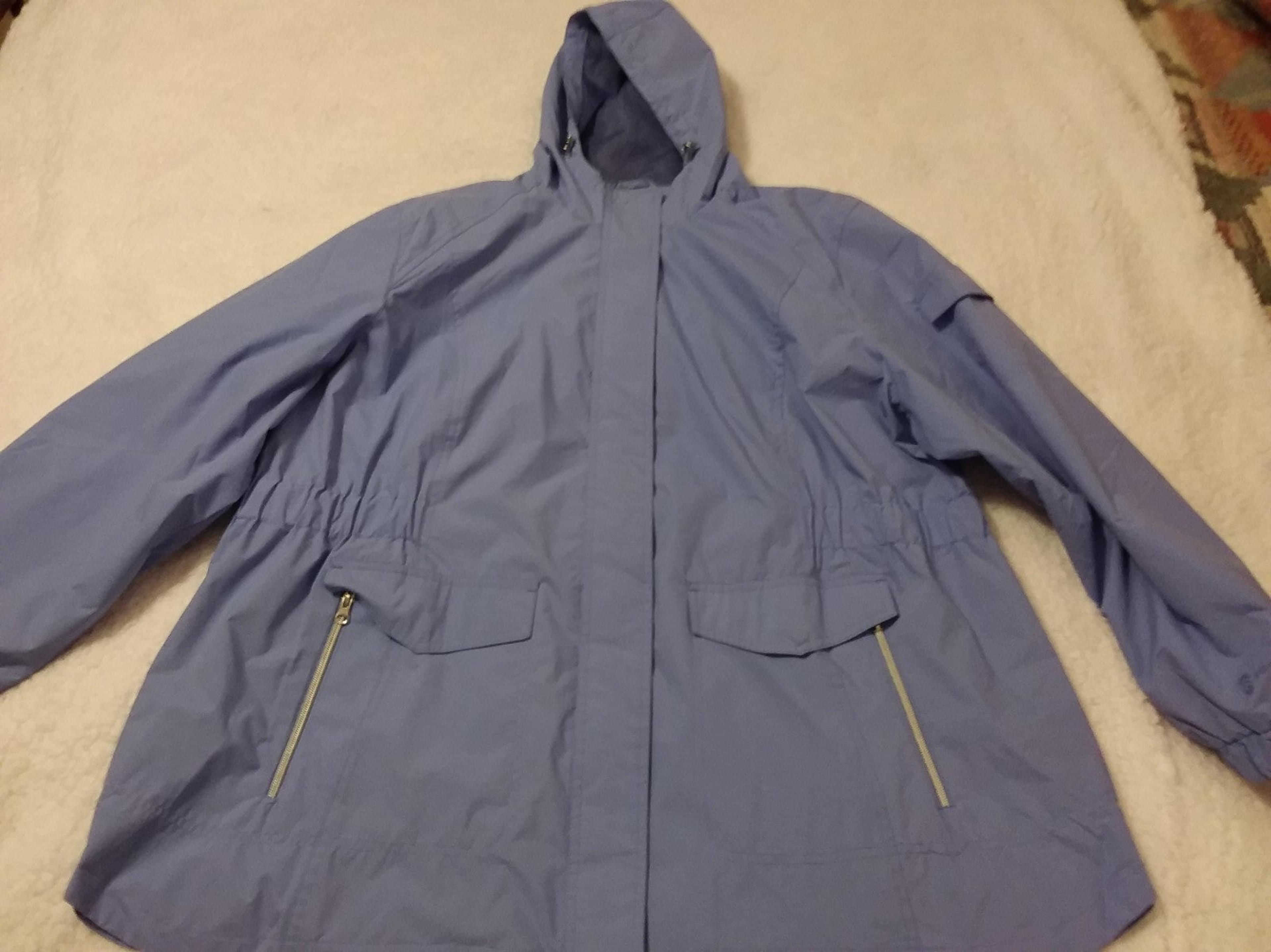 Free country Raincoat Women's 3x NWOT Purple