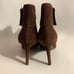 Christian Dior Boots Graphic Cannage Brown Buckle Ankle Booties