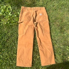 Carhartt Men's Tan and Brown Jeans