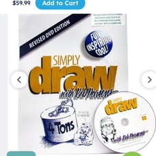 Simply draw bob Parsons art course with dvd