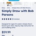 Simply draw bob Parsons art course with dvd