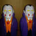 3 VTG 1990s Empire General Foam Dracula Vampire Blow Mold Pathway Light Topper
