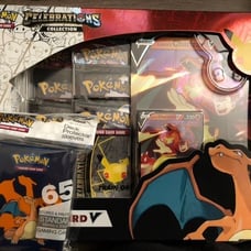 Charizard anniversary box with sleeves