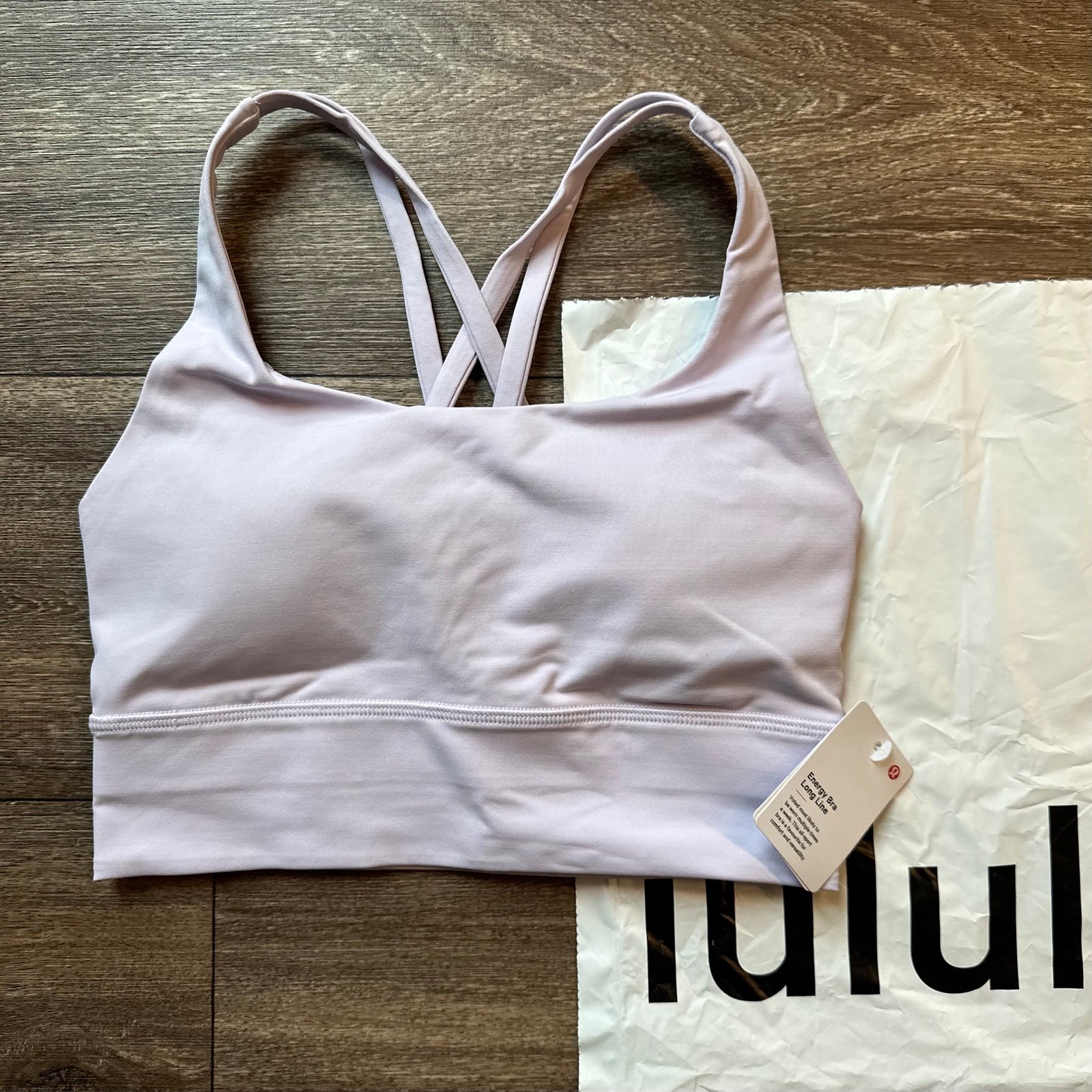 Lululemon Energy Longline Bra - Lavender Dew