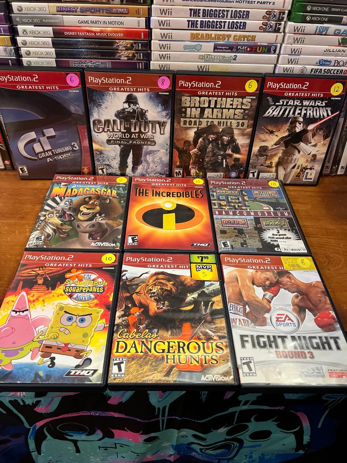 Ps2 greatest hits games lot