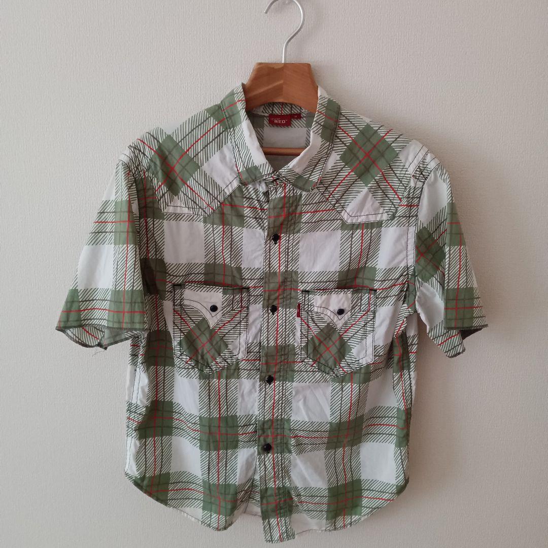Levi's RED 03' CHRCKS SHIRT Green and White Check Pattern